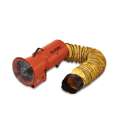 Allegro 9514-25  8" Axial AC Metal Blower w/ Canister & 25' Ducting