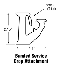 Aluma-Form BSD-38 Banded Service Drop Attachment