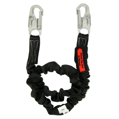 Bashlin 2306-6HL 2" tubular nylon web Shock Absorb Lanyard