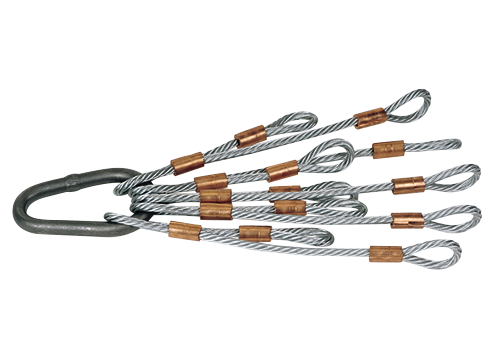 Condux 08549326 Multiple Pulling Harnesses "6 Way 1/4"" (6 mm) Cable"