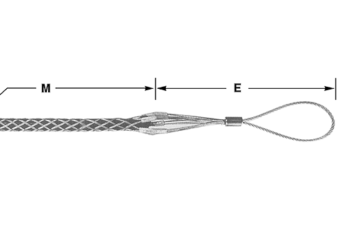 Fiber Optic Pulling Grip 0.53-0.74"Condux 08643757