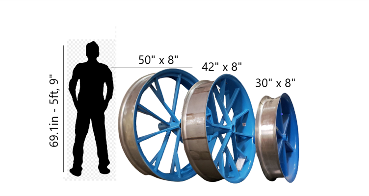 Condux 08675220 Capstan Wheel 50"X 8"