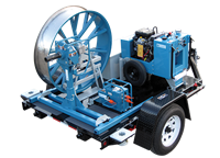 Condux 08675675 Open Style Fiber Optic Cable Pulling Trailer (Trailer Only)