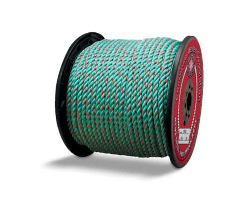 CWC Continental 402043 Blue Steel Rope 38" x 2500' TEAL W/RED TRACER