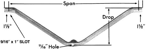 DOUBLE SPAN STEEL BRACE  60"H-J1510-ALL-8420