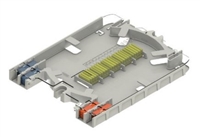 PLP 80808945 COYOTE LITE-GRIPShort Deep Profile Splice Tray for Double Stacked Single Fusion Splices, 40 Ct.