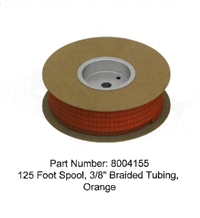COYOTE ® 25' Foot Spool, 3/8" Braided Tubing, Orange PLP 8004155