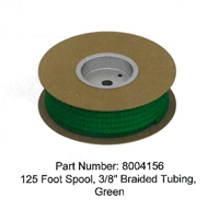 COYOTE ® 125 Foot Spool, 3/8" Braided Tubing, Green PLP 8004156