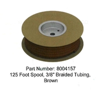 COYOTE ® 125 Foot Spool, 3/8" Braided Tubing, Brown PLP 8004157
