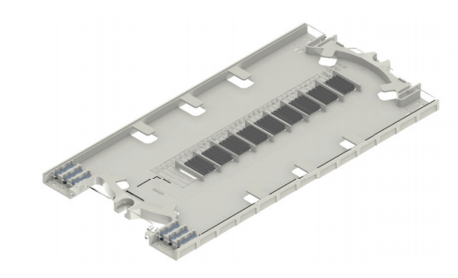 PLP 80810086 COYOTE Closure Splice Trays LITE-GRIP Long Standard Profile Splice Tray for Single Fusion Splices, 36 Ct