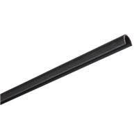 Ground Wire Molding Plastic 1/2"x1/2"x8' SI-GWM.5-96 BLACK