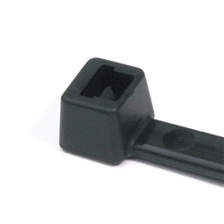 HellermanTyton T120R0C2 Heavy Duty Cable Tie, 15" Long, UL Rated, 120lb Tensile Strength, PA66, Black