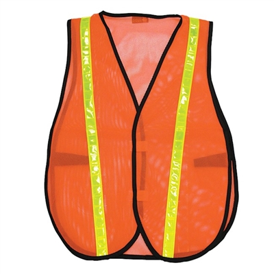 Hi-Way SAFETY VEST, NON-CLASS, MESH, 8018C, ORANGE