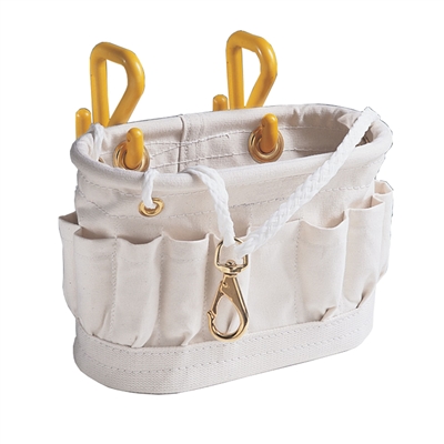 Jameson 24-40S Canvas Tool Bag 15-Pockets with 2 S Hooks