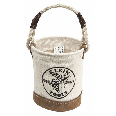 Mini Tool Bucket, Leather-Bottom 6-Inch Klein 5104MINI