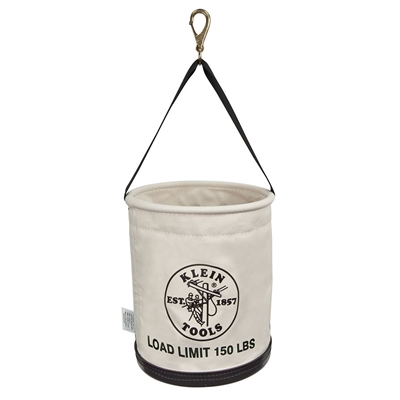 Klein 5109SLR Canvas Bucket, All-Purpose with Drain Holes, 12-Inch