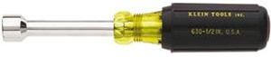 Klein 630-1/2" Nut Driver, 3" Shaft, Cushion-Grip