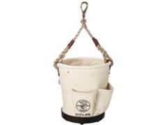 Klein 5172PS Heavy-Duty 12-Inch Tapered Wall Bucket 15 Pocket