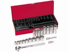 Klein 65508 3/8-Inch Drive Socket Wrench Set, 20-Piece