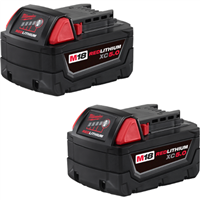 Milwaukee 48-11-1852 M18™ REDLITHIUM™ XC5.0 Extended Capacity Battery Two Pack