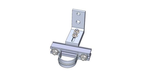 Conduit Stand Off 4.5 - 6" Adjustable Bracket With H- Channel