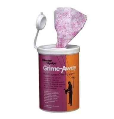 Polywater® HTD-D72 Grime-Away™ Cleaning Wipes Heavy-Duty Cleaning Wipes for Hand and Tool Cleaning