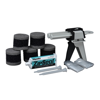 Polywater® ZIP-50KIT ZipSeal™ Duct Sealant Closed-Cell Foam Duct Sealing System for Conduit Sizes up to 2″/50mm Protects