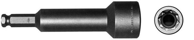 TELSTA T-907042F1 Deep Impact Socket 11/16", 5/8 Male Hex DRV Nut Runner