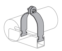 Power-Strut PS-1100-AS-2-EG Steel Clamp 2"